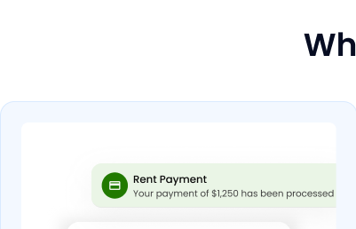 Rent payment autopay notification