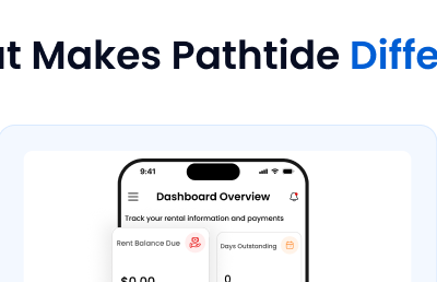 Smart tenant tools dashboard on mobile