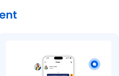 Direct communication chat on mobile