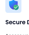 Secure document storage icon